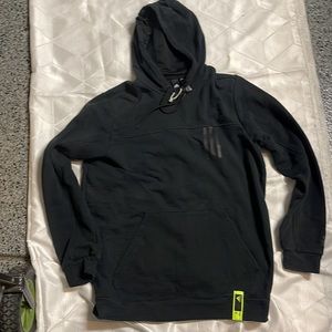 Adidas black hoodie final sale no returns